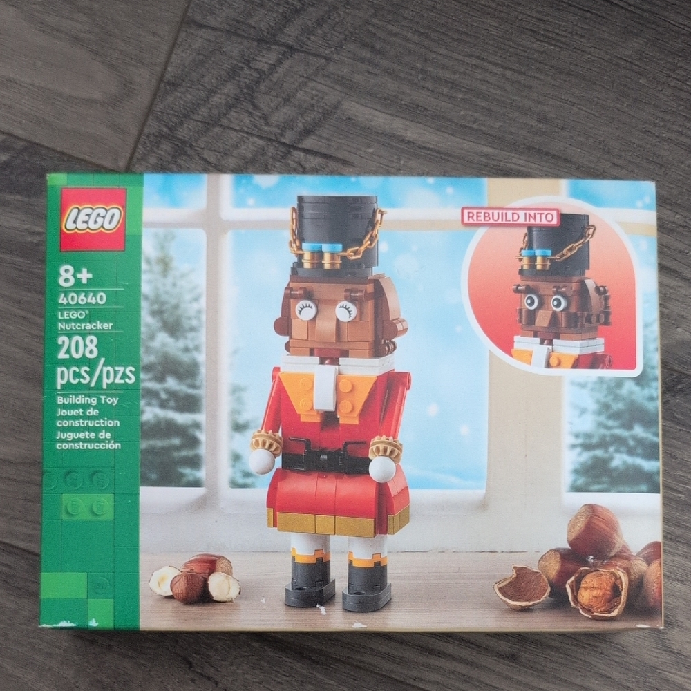 LEGO Festive Nutcracker Set with Red and Brown